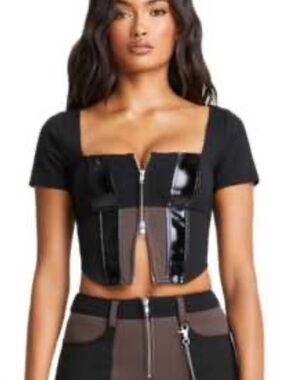 I.AM.GIA corset crop top